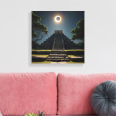 Toile Chichen Itza Eclipse (Insitu(Salon))