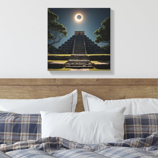 Toile Chichen Itza Eclipse (Insitu(Chambre))