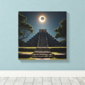 Toile Chichen Itza Eclipse (Insitu (Plancher de Bois))