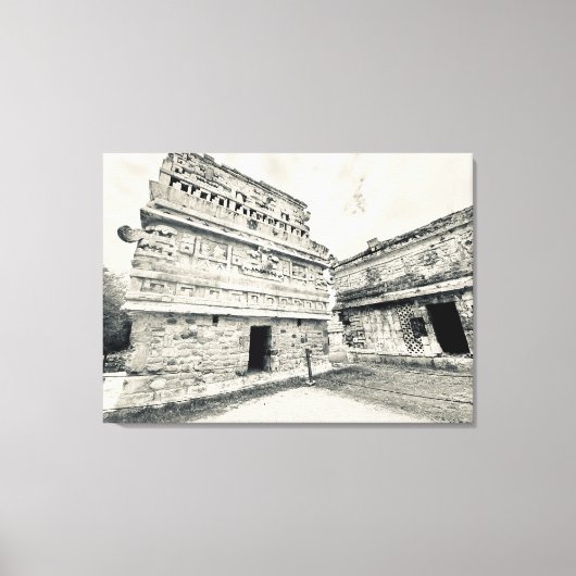 Toile Chichén Itzá : La Iglesia (L'Eglise) (Recto)