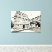 Toile Chichén Itzá : La Iglesia (L'Eglise) (Insitu (Plancher de Bois))