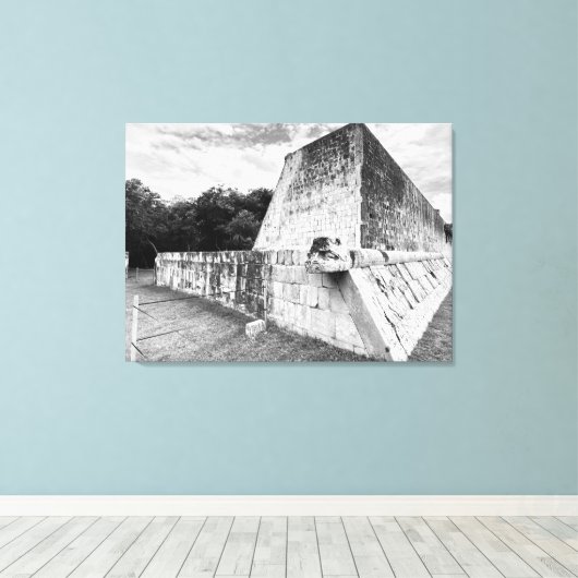 Toile Chichén Itzá : Le grand bal (Insitu (Plancher de Bois))