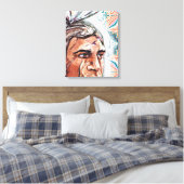 Toile Chieftan ancien et motif fractal (Insitu(Chambre))