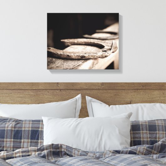 Toile Chien à cheval rustique (Insitu(Chambre))