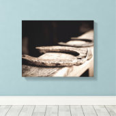 Toile Chien à cheval rustique (Insitu (Plancher de Bois))