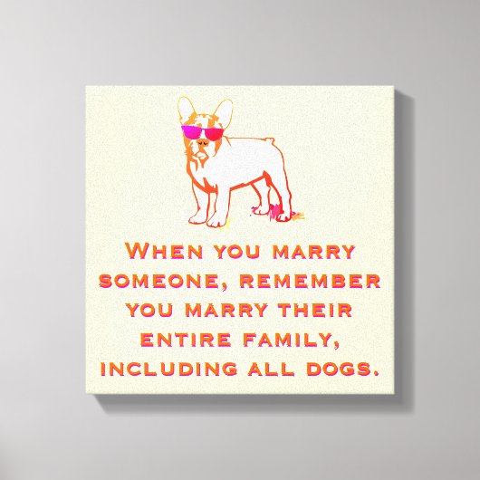 Toile Chien à chien français le plus froid (Recto)