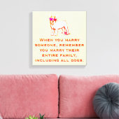 Toile Chien à chien français le plus froid (Insitu(Salon))