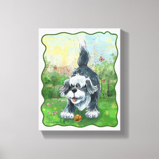 Toile Chien à mouton escarpé (Recto)