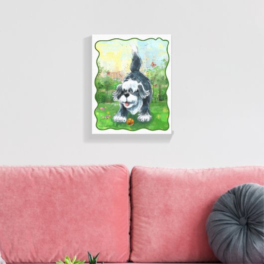 Toile Chien à mouton escarpé (Insitu(Salon))