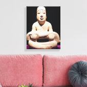 Toile Chien à pattes croisées tenant un bébé, Olmec (Insitu(Salon))