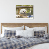 Toile Chien à table de pique-nique (Insitu(Chambre))