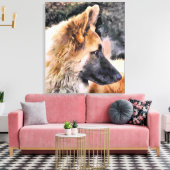 TOILE CHIEN ALLEMAND SHEPHERD (Insitu(Salon))