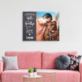 Toile Chien animal de compagnie Memorial Sympathie Cadea (Insitu(Salon))