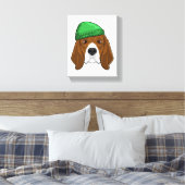 Toile Chien au bonnet (Insitu(Chambre))