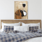Toile Chien Au Vin Boxer (Insitu(Chambre))