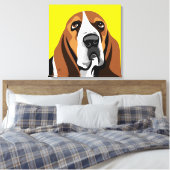 Toile Chien Basset Hound (Insitu(Chambre))