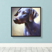 Toile Chien Blue Lacy  (Insitu (Plancher de Bois))