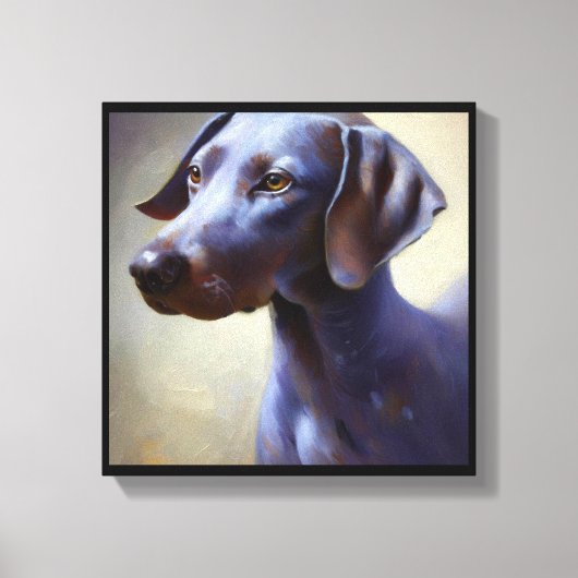 Toile Chien Blue Lacy  (Recto)