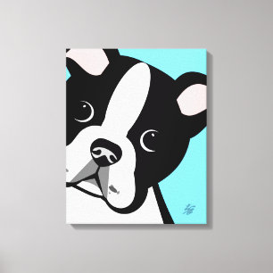 Toile Chien Boston Terrier