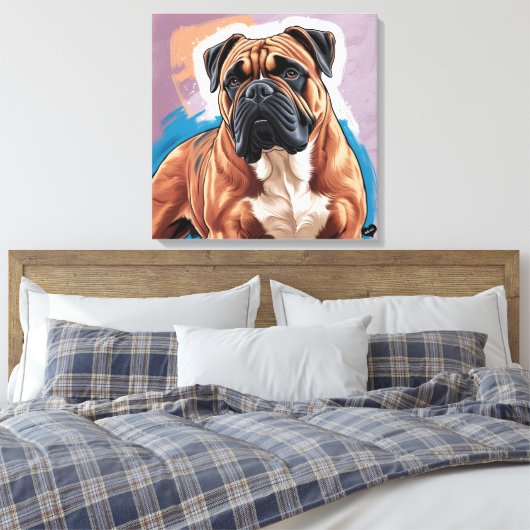 Toile Chien - Boxe (Insitu(Chambre))