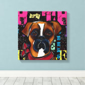 Toile Chien Boxer (Insitu (Plancher de Bois))