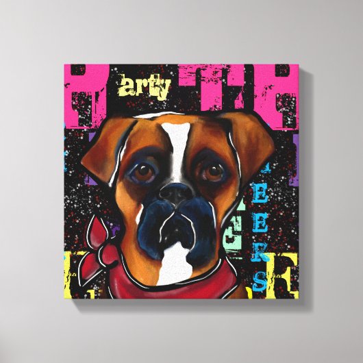 Toile Chien Boxer (Recto)