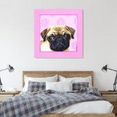Toile chien carlin (Insitu(Chambre))
