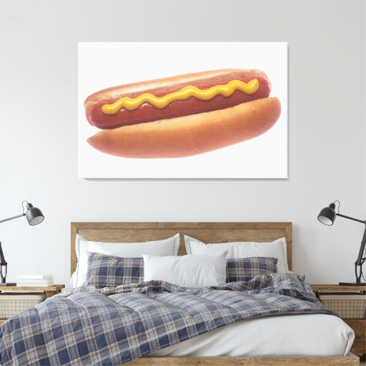 Toile Chien chaud avec moutarde (Insitu(Chambre))