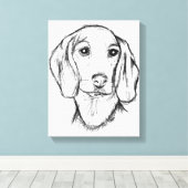 Toile Chien-chien dragon (Insitu (Plancher de Bois))