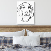 Toile Chien-chien dragon (Insitu(Chambre))