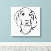 Toile Chien-chien dragon (Insitu (Plancher de Bois))