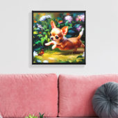Toile Chien Chihuahua (Insitu(Salon))