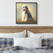 Toile Chien Colley barbu (Insitu(Chambre))