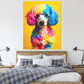 Toile Chien Coloré (Insitu(Chambre))