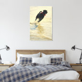 Toile Chien courant dans l'eau (Insitu(Chambre))