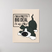 Toile Chien cousu (Recto)