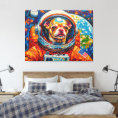 TOILE CHIEN DANS L'ESPACE-CHIHUAHUA 5 (Insitu(Chambre))
