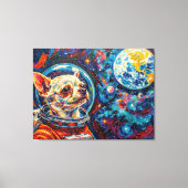 TOILE CHIEN DANS L'ESPACE-CHIHUAHUA 7 (Recto)