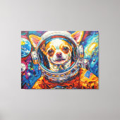 TOILE CHIEN DANS L'ESPACE-CHIHUAHUA 8 (Recto)