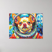 TOILE CHIEN DANS L'ESPACE-CHIHUAHUA 9 (Recto)