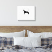 Toile Chien de Beauceron - Halloween Moon Silhouette Cla (Insitu(Chambre))