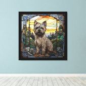 Toile Chien de Cairn Terrier (Insitu (Plancher de Bois))