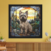 Toile Chien de Cairn Terrier (Insitu(Salon))