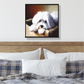 Toile Chien de Coton de Tulear (Insitu(Chambre))