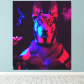 Toile chien de gangster (Insitu (Plancher de Bois))