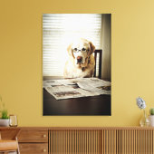 Toile Chien de routine du matin (Insitu(Salon))