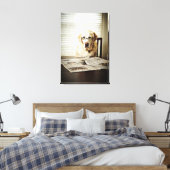 Toile Chien de routine du matin (Insitu(Chambre))
