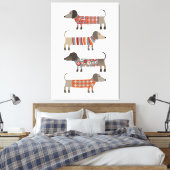 Toile Chien de saucisse Dachshund (Insitu(Chambre))