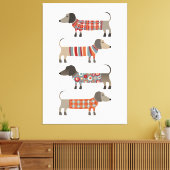 Toile Chien de saucisse Dachshund (Insitu(Salon))