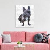 Toile Chien de taureau français (Insitu(Salon))